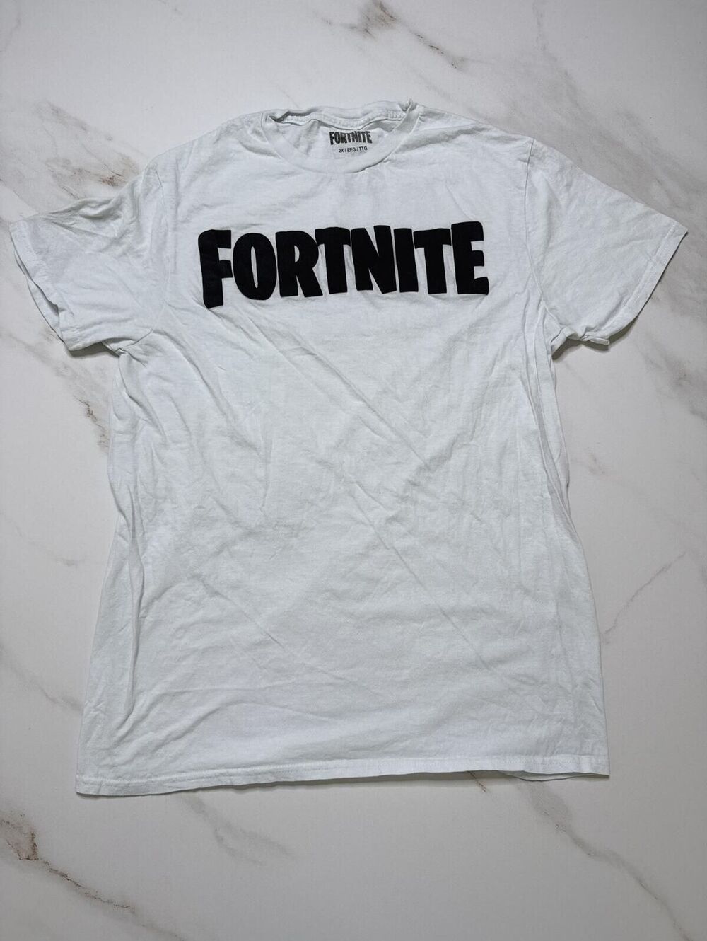 Fortnite Logo Bold Text Graphbic Shirt - Boys 2XL